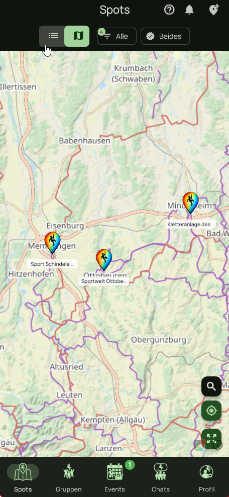 Wo könntet ihr als nächstes Klettern?
